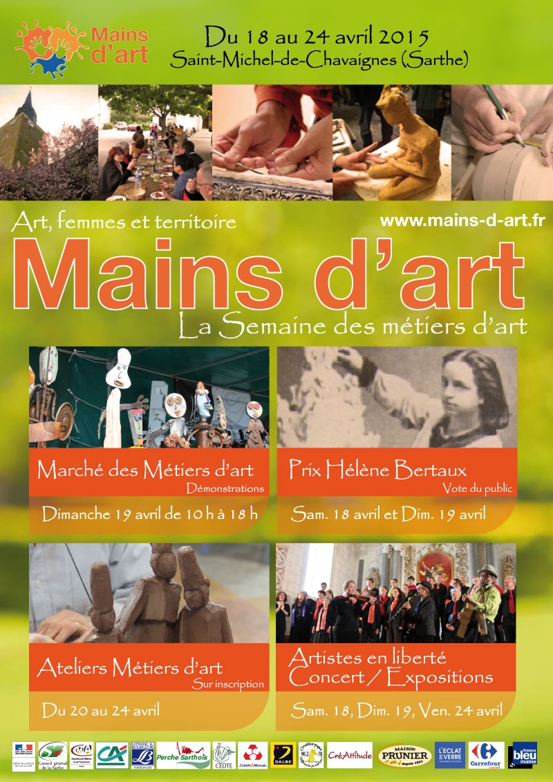 Mains d' Arts 2015 à St-Michel-de-Chavaignes (72)